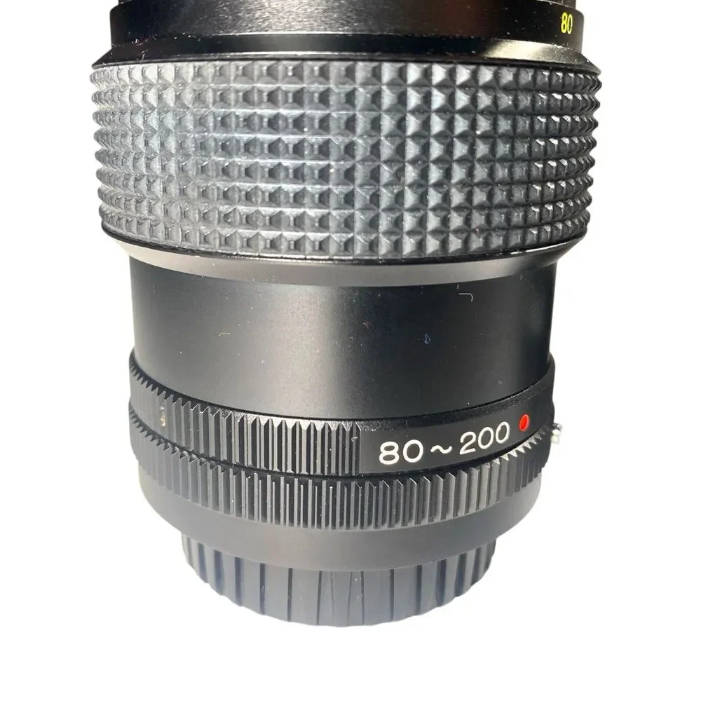 Konica UC Zoom-Hexanon AR 80-200MM f/4 Manual Focus Lens Japan w/ Cap + Case